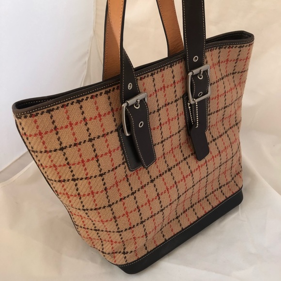 Coach wool tote 👜 - Picture 4 of 9